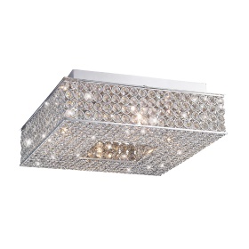 Piazza Crystal Ceiling Lights Diyas Ringed & Square Crystal Fittings Piazza Crystal Ceiling Lights Diyas Ringed & Square Crystal Fittings